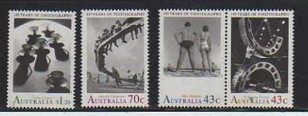 Australia MNH sc# 1215-7 Photography 2010CV $4.95