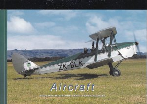 2001 AIRCRAFT NEW ZEALAND PRESTIGE SPECIAL MINI SHEET BOOKLET POST OFFICE FRESH