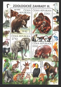 Czech Republic. 2018. ml 990-94. Zoo elephant. MNH.