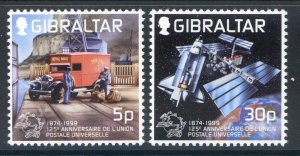 1999 Gibraltar UPU Set SG881/882 Unmounted Mint