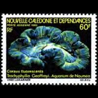 NEW CALEDONIA 1980 - Scott# C169 Corals Set of 1 NH