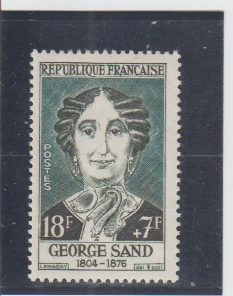 France  Scott#  B316  MH  (1957 George Sand)