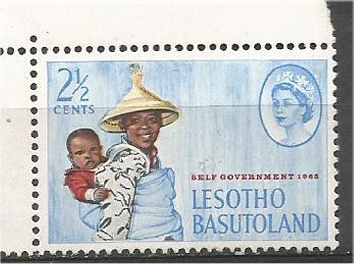 BASUTOLAND  1965 ,MNH 2 1/2c  Mosotho  Scott #97