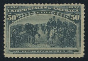 USA 240 - 50 cent Columbian - F/VF Mint - nh (re-gummed?) See for yourself