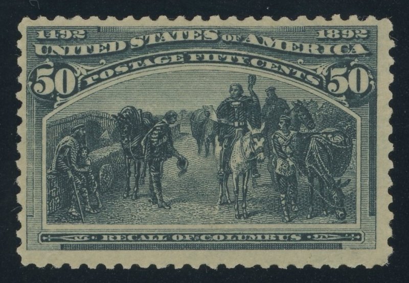 USA 240 - 50 cent Columbian - F/VF Mint - nh (re-gummed?) See for yourself