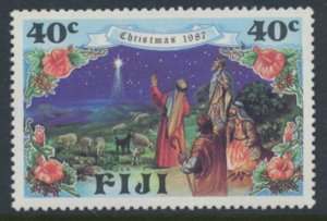 Fiji   SC# 580  MNH   Christmas    1987   see details & Scan