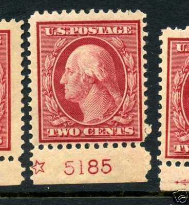 Scott  #332 Washington Mint  Stamp NH  (Stock  #332-20)