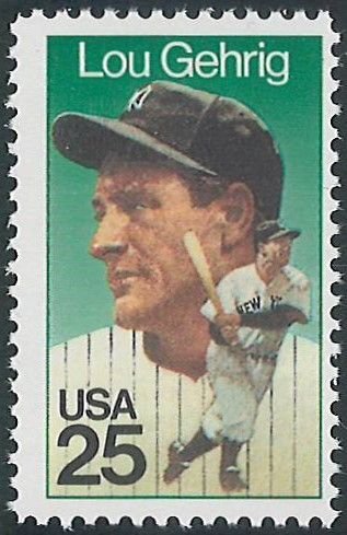 Scott: 2417 United States - Lou Gehrig - MNH