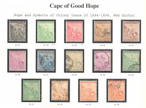 Cape of Good Hope --  Amazing -- Mint and used collection