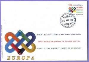 Kazakhstan 2023 Europa CEPT Peace FDC