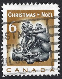 Canada #489 6¢ Christmas (1968). Used.