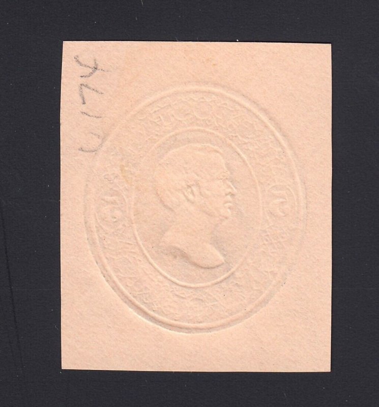 Scott #U174 5c Mint Cut Square, Cat $95.00