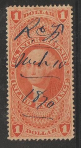 U.S. Scott #R69c Revenue Stamp - Used Set of 5 - IND