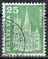 Switzerland 1960: Sc. # 386; Used Single Stamp