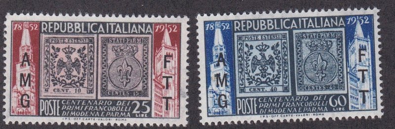 Italy - Trieste # 146-147, Modena & Parma 1st Stamps, NH, 1/2 Cat.