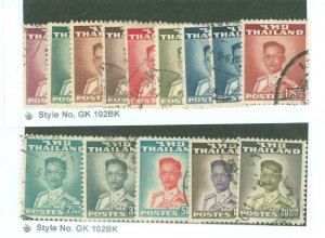 Thailand #283-295 Used Single (Complete Set)