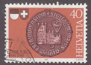 Switzerland 701  Seal of Fribourg 1981