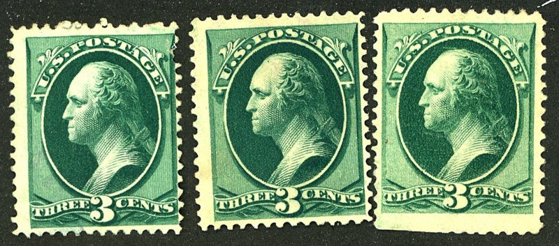 U.S. #184 MINT NG SET