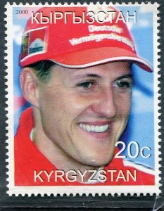 Kyrgyzstan 2000 FORMULA 1 SCHUMACHER 1 value Perforated Mint (NH)