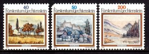 Liechtenstein 1983 Landscapes Complete Mint MNH Set SC 759-761