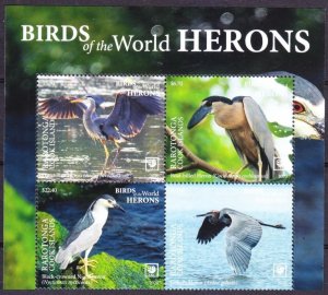 2020 Cook Islands - Rarotonga 160-163VB+Tab Birds 96,00 €