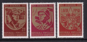Albania 2074-2076 MNH VF