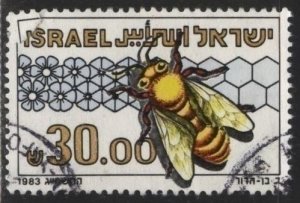 Israel 883 (used filler, bad tear ul) 30s beekeeping (1983)