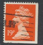 GB Machin 19p  SG X956  Scott MH106 Used ex booklet   please read details