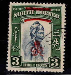 North Borneo Scott 225 Used 1947 overprint