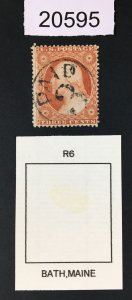 MOMEN: US STAMPS # 26 USED LOT # 20595