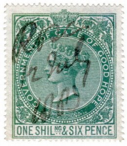 (I.B) Cape of Good Hope Revenue : Stamp Duty 1/6d (1873)