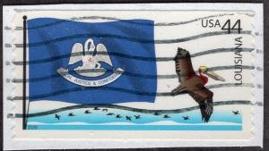 United States 4294 - Used - 44c Louisiana Flag (On Paper) (2009) (cv $0.85)