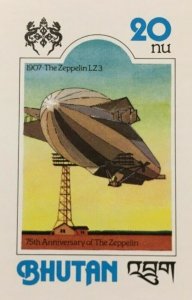 SPECIAL LOT Bhutan 1978 SC 245 - Zeppelin - Full Sheet of 40 - IMPERF