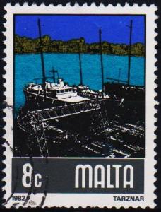 Malta. 1982  8c S.G.687 Fine Used