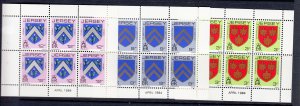 Jersey 1984 Booklet panes of 6, (April 1984) 4 panes NHM