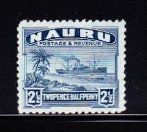 Album Treasures Nauru Scott # 21a  2 1/2p  Freighter VF Mint Never Hinged