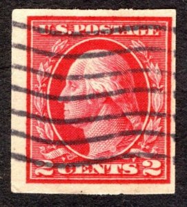 1912, US 2c, Washington, Used, Sc 409