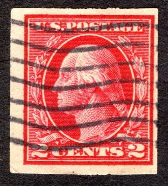 1912, US 2c, Washington, Used, Sc 409