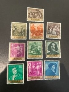 Spain sc 893-902 MNH comp set