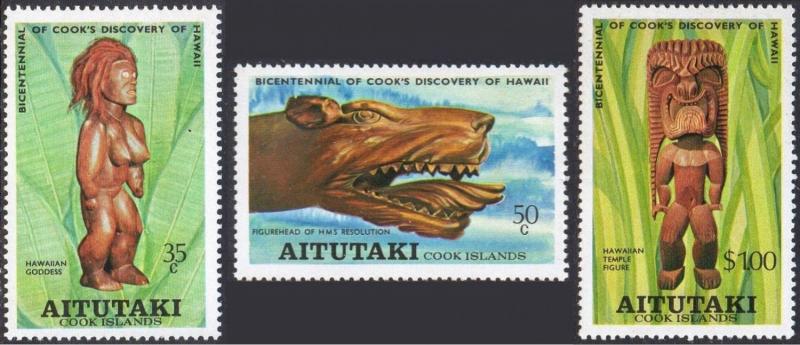 Aitutaki 1978 Bicentenary of Discovery of Hawaii MNH
