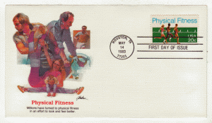 USA First Day Cover # 2043 - Physical Fitness - Fleetwood