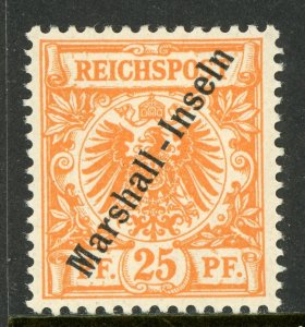 Marshall Islands 1899 Germany 25 pfg Orange Sc #11 Mint E600