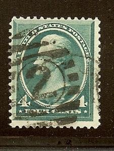 United States, Scott #211, 4c Jackson, Used