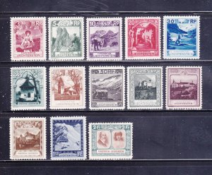 Liechtenstein 94-97, 99-107 MHR Various