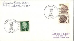 United States South Dakota Ravinia 57357 1976 4-bar  1957-2001  Philatelic.