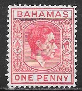 Bahamas 101: 1d George VI, MH, F-VF