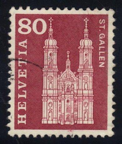 Switzerland #394 Cathedral in St. Gallen, used (0.25)