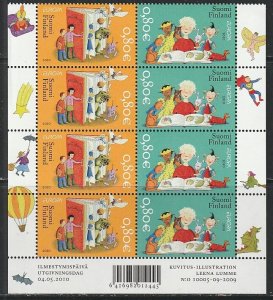 2010 Finland - Sc 1355 - MNH VF - 1 Block of 8 - Europa