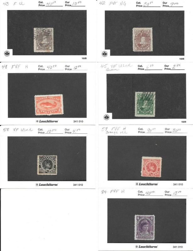 Newfoundland High Catalog Value Selection Unitrade C$250+