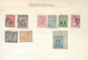 Columbia Bolivia Cuba Costa Rico - All prior to 1930 - See Scans